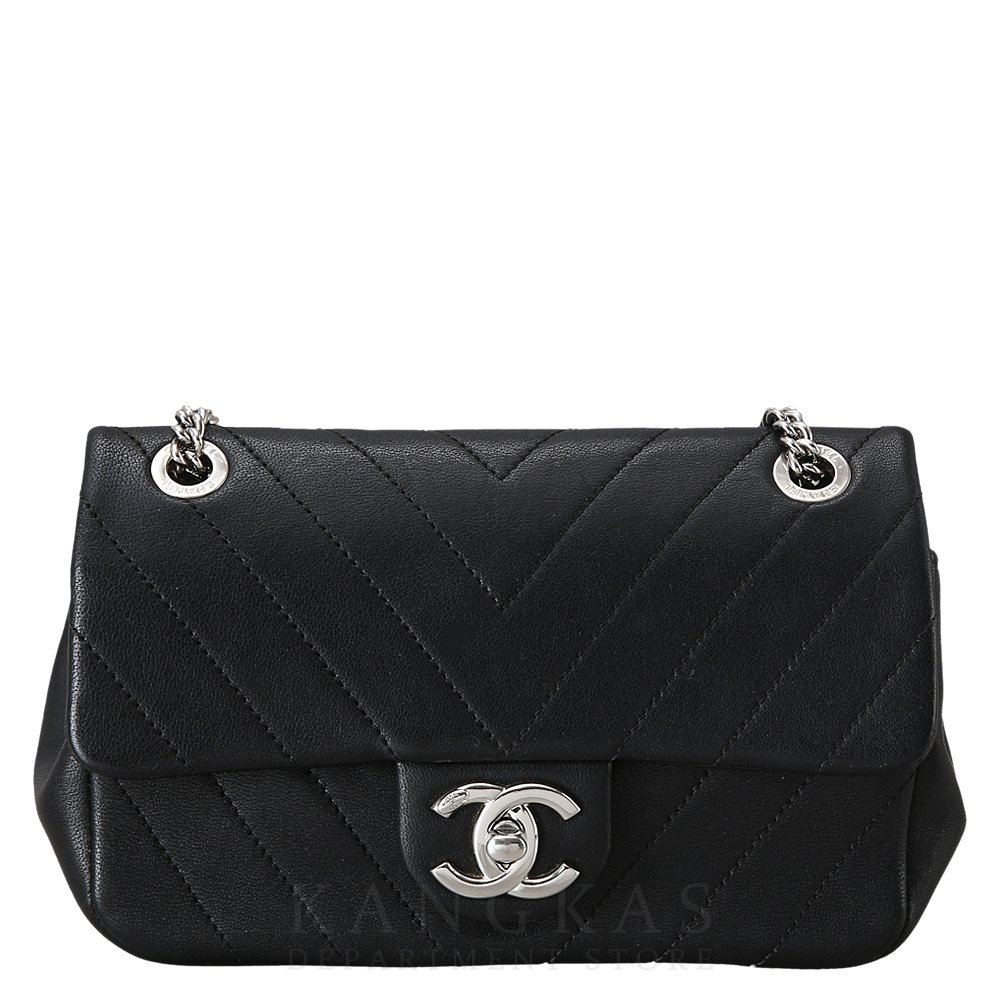 CHANEL(USED)샤넬 쉐브론 클래식 뉴미니
