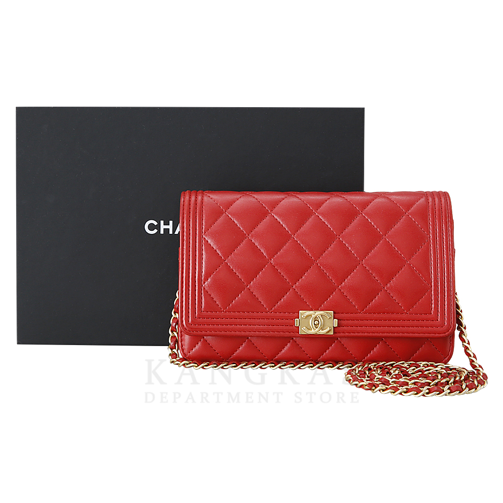 CHANEL(USED)샤넬 보이샤넬 램스킨 WOC