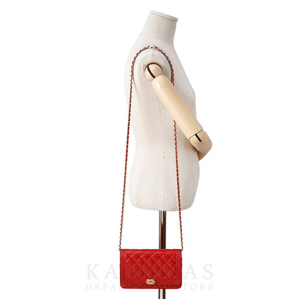 CHANEL(USED)샤넬 보이샤넬 램스킨 WOC