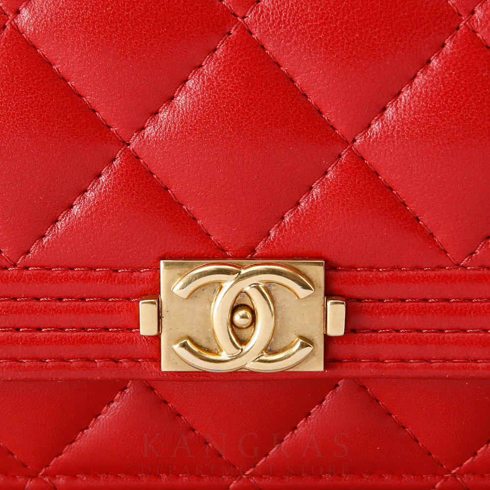 CHANEL(USED)샤넬 보이샤넬 램스킨 WOC