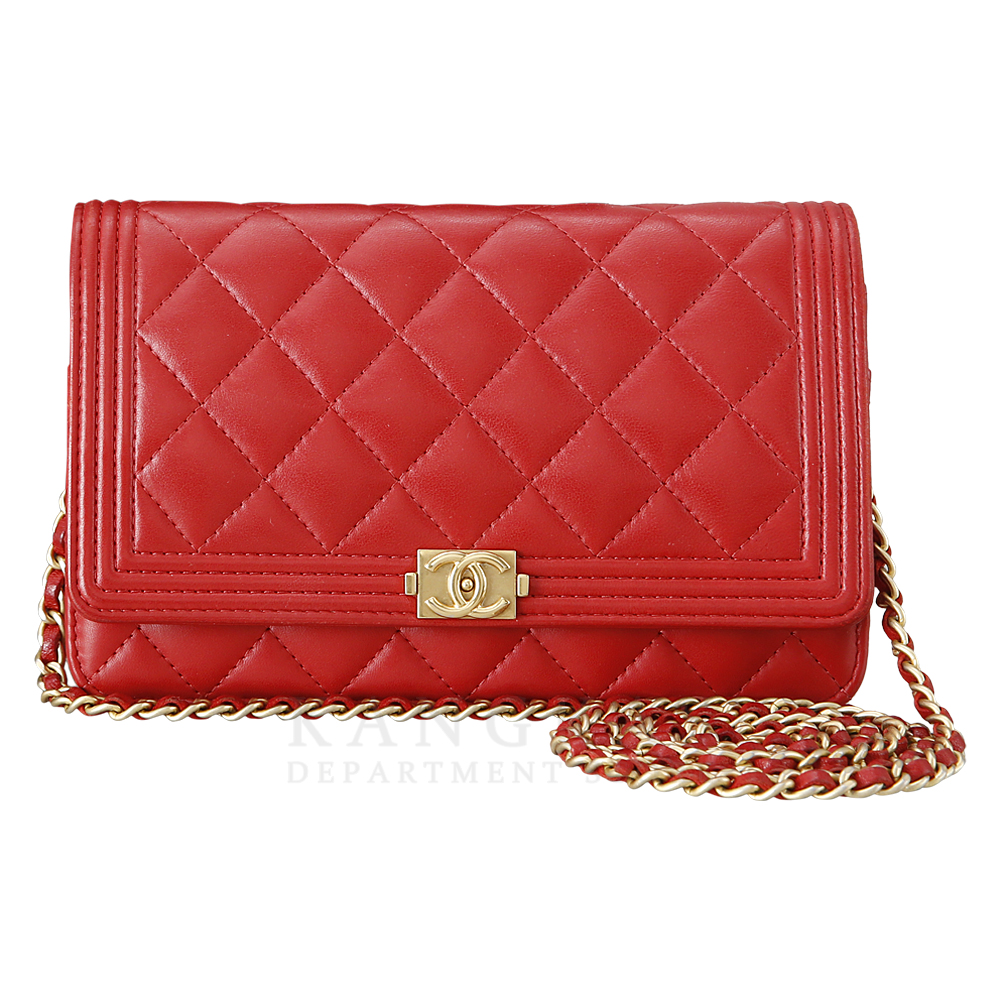 CHANEL(USED)샤넬 보이샤넬 램스킨 WOC