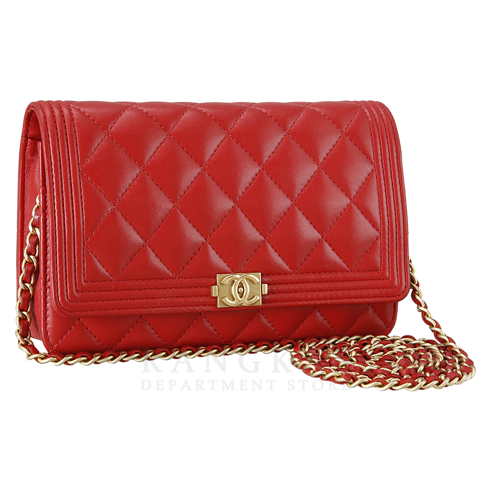 CHANEL(USED)샤넬 보이샤넬 램스킨 WOC