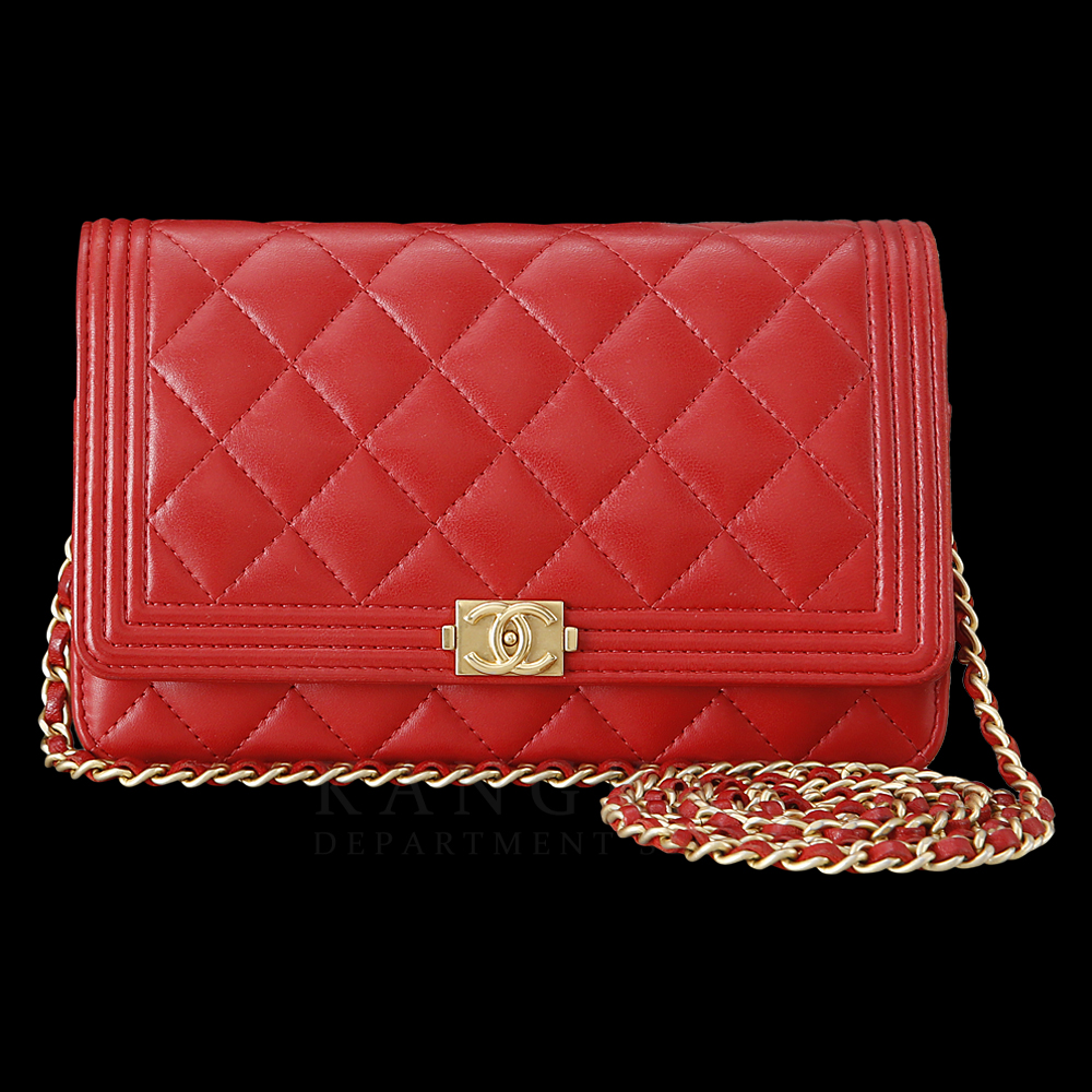 CHANEL(USED)샤넬 보이샤넬 램스킨 WOC