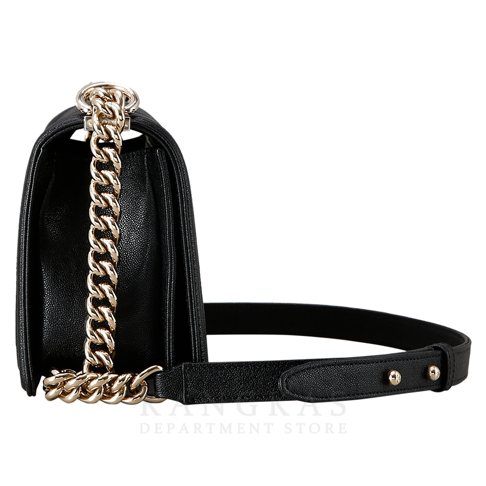 CHANEL(USED)샤넬 보이샤넬 캐비어 쉐브론 미듐