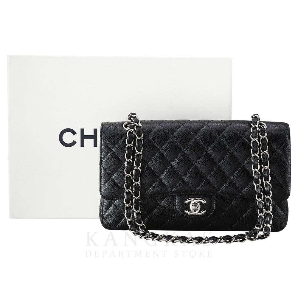 CHANEL(USED)샤넬 캐비어 클래식 미듐 플랩백