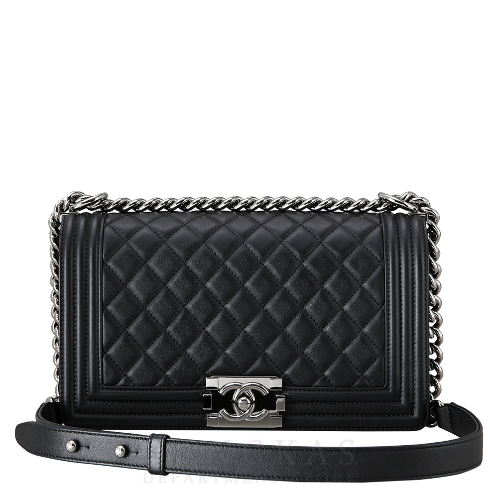 CHANEL(USED)샤넬 보이샤넬 램스킨 미듐