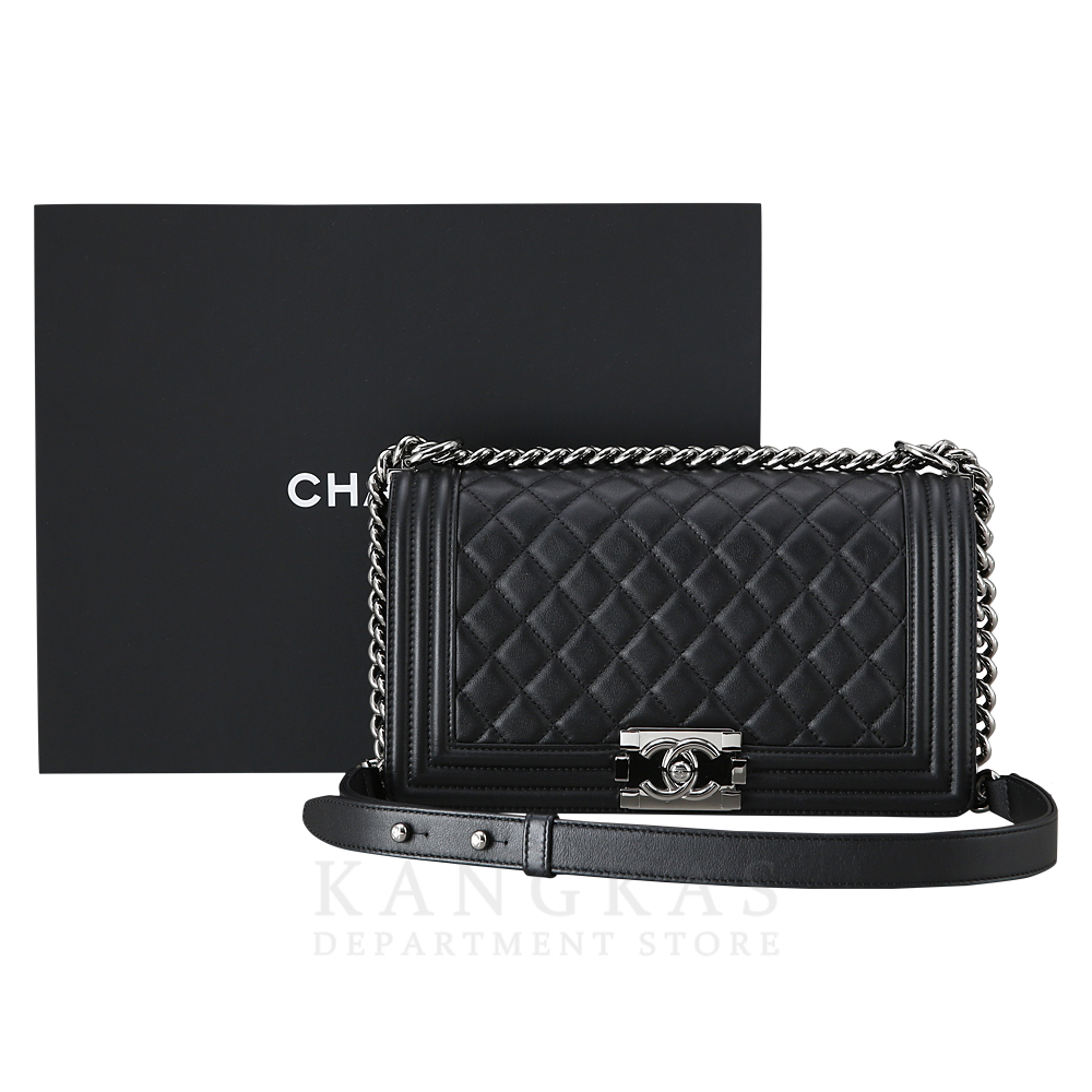 CHANEL(USED)샤넬 보이샤넬 램스킨 미듐