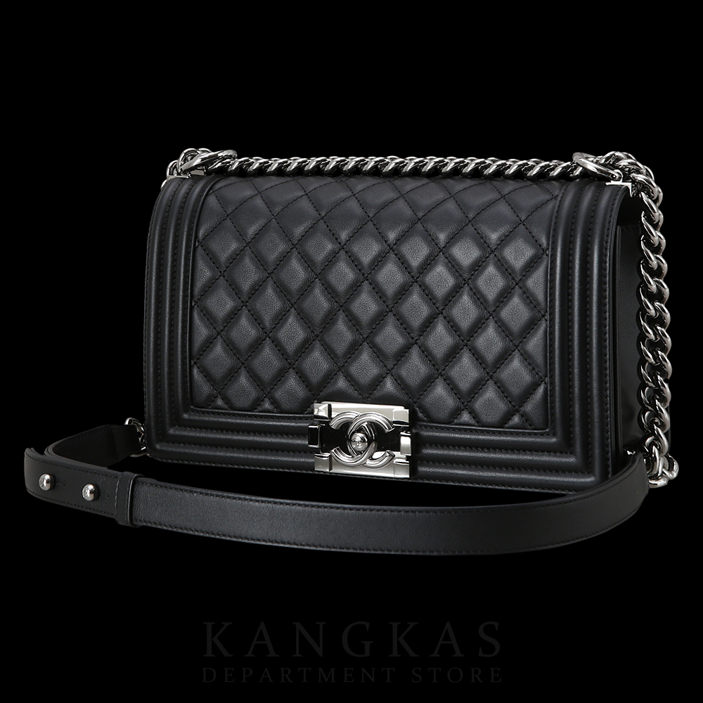 CHANEL(USED)샤넬 보이샤넬 램스킨 미듐