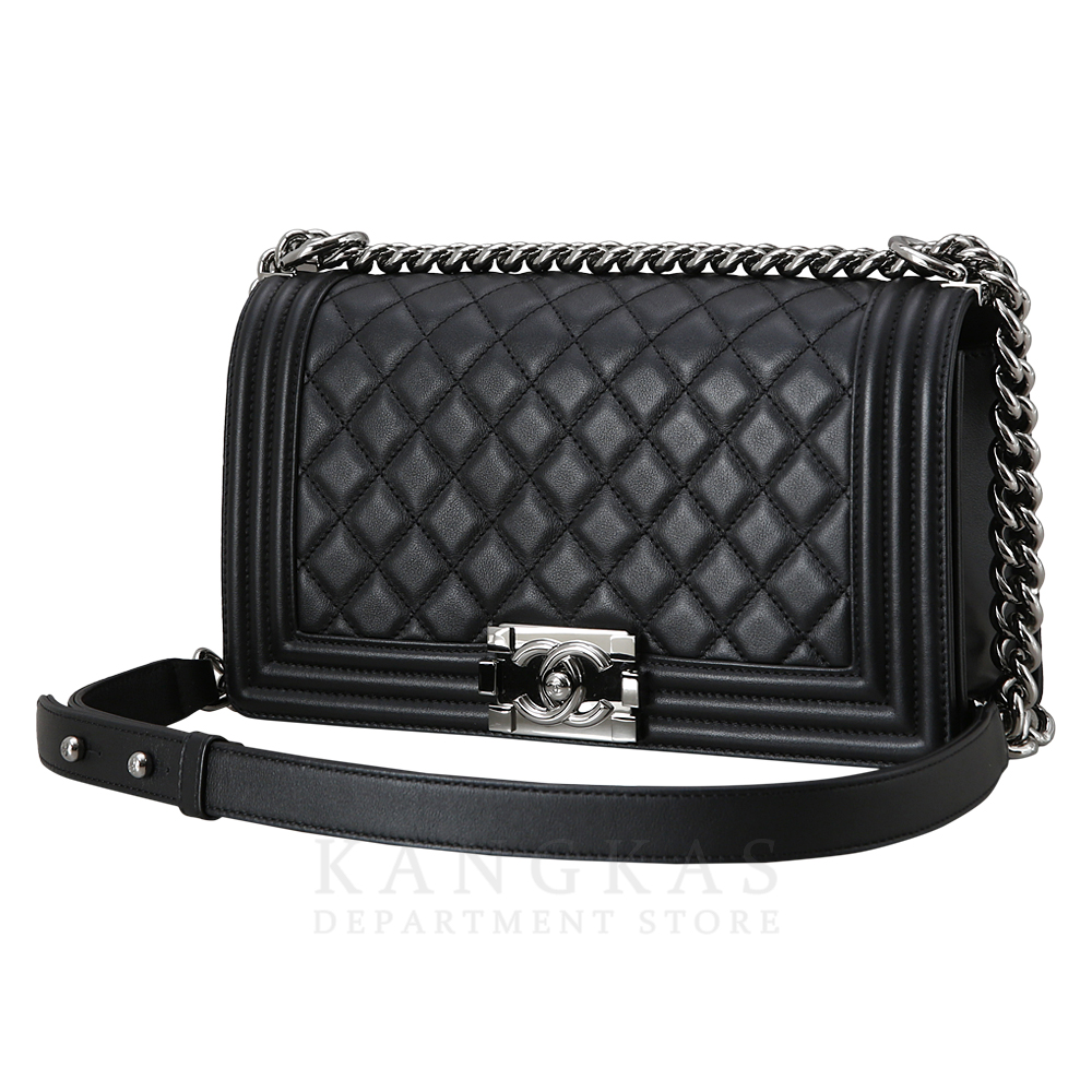 CHANEL(USED)샤넬 보이샤넬 램스킨 미듐