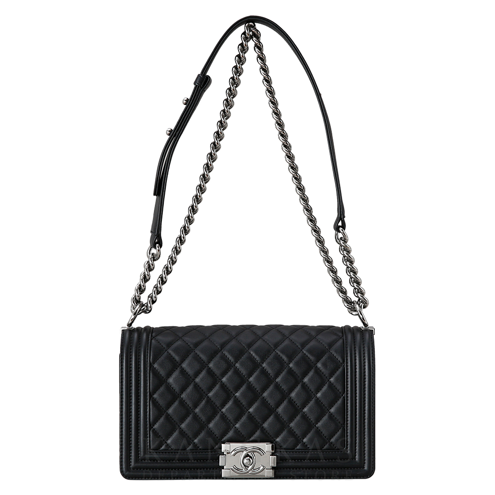 CHANEL(USED)샤넬 보이샤넬 램스킨 미듐
