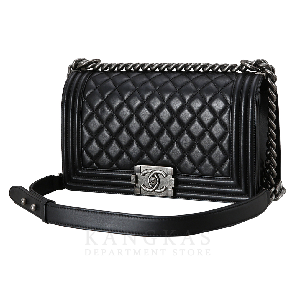 CHANEL(USED)샤넬 보이샤넬 램스킨 미듐