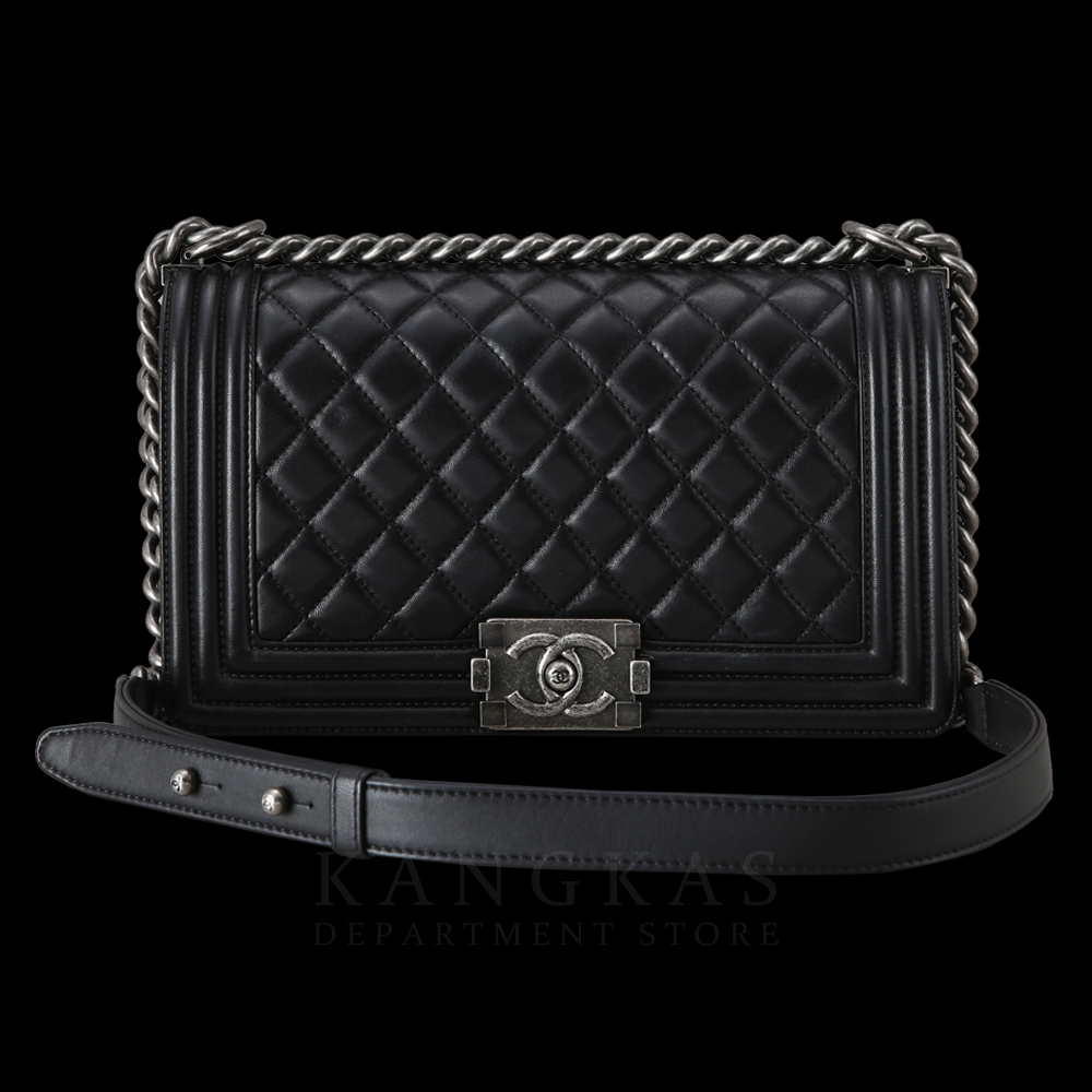 CHANEL(USED)샤넬 보이샤넬 램스킨 미듐