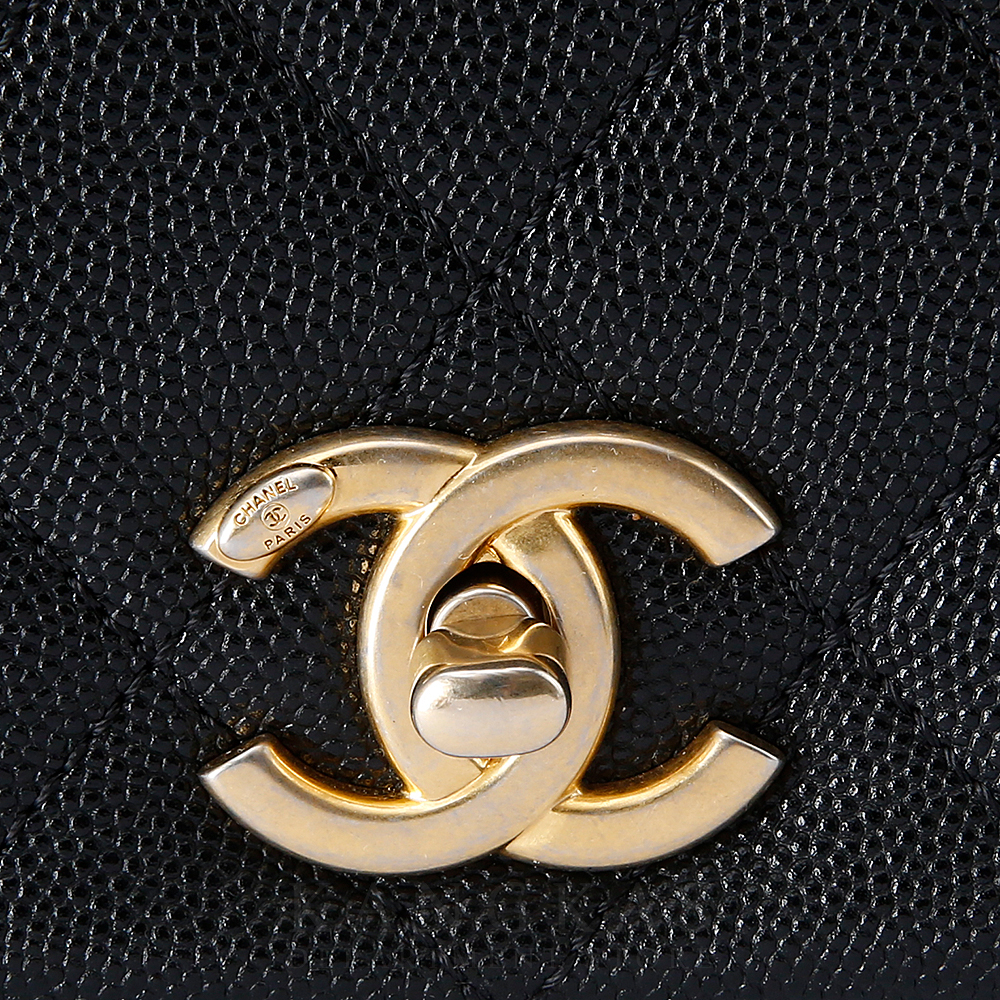 CHANEL(USED)샤넬 시즌 더블 체인 플랩백