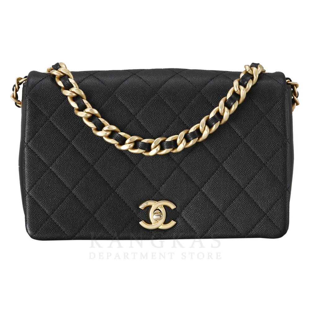 CHANEL(USED)샤넬 시즌 더블 체인 플랩백