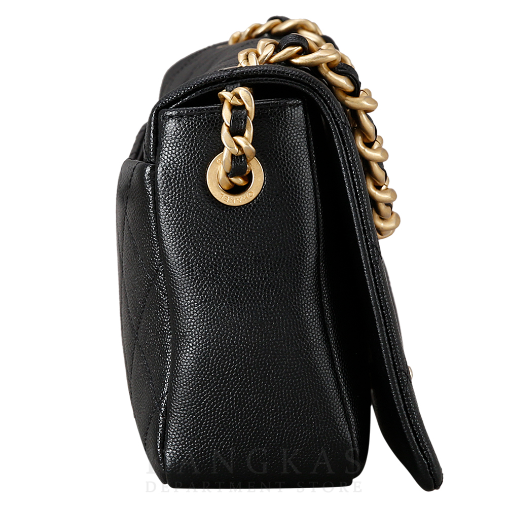 CHANEL(USED)샤넬 시즌 더블 체인 플랩백