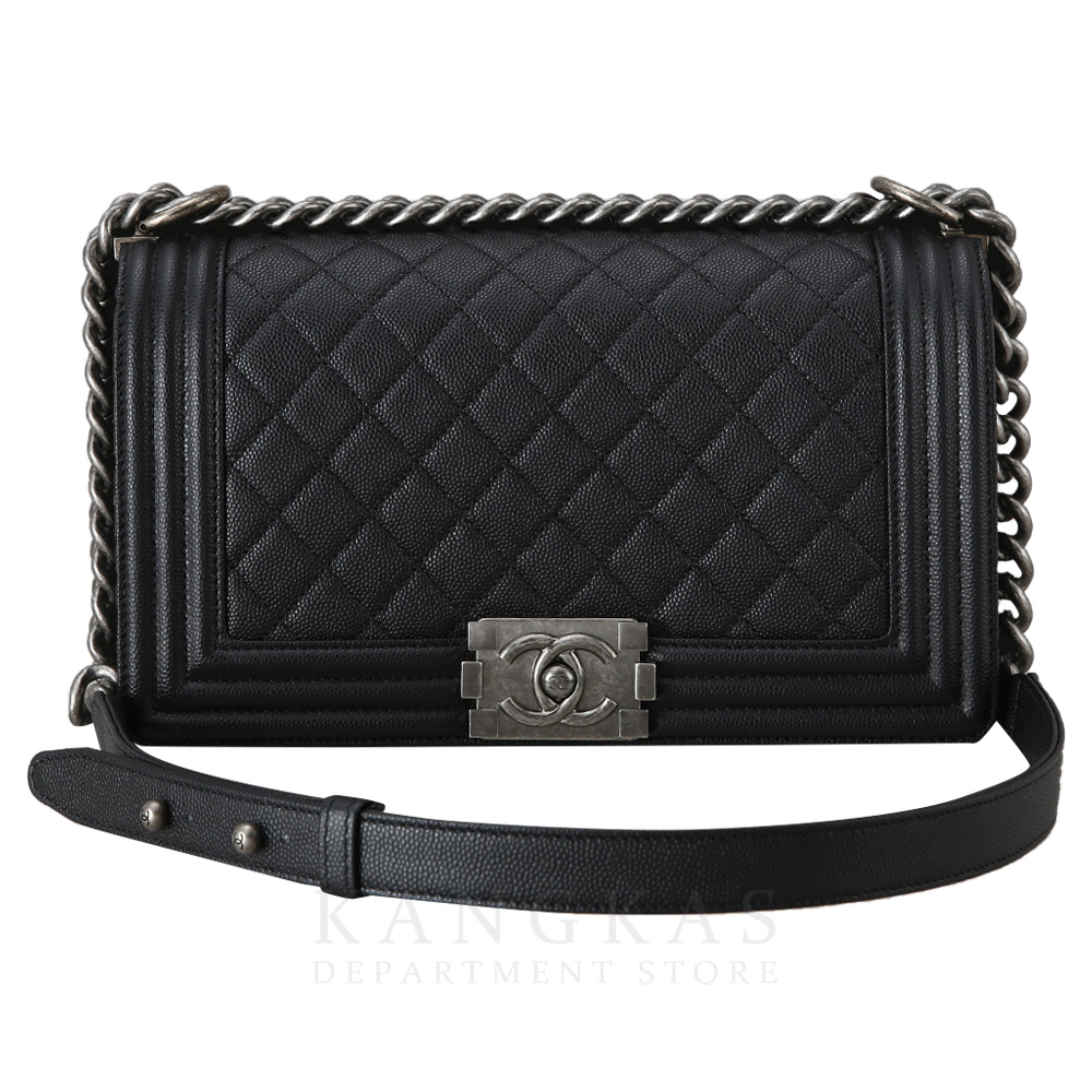 CHANEL(USED)샤넬 A67086 보이샤넬 캐비어 미듐