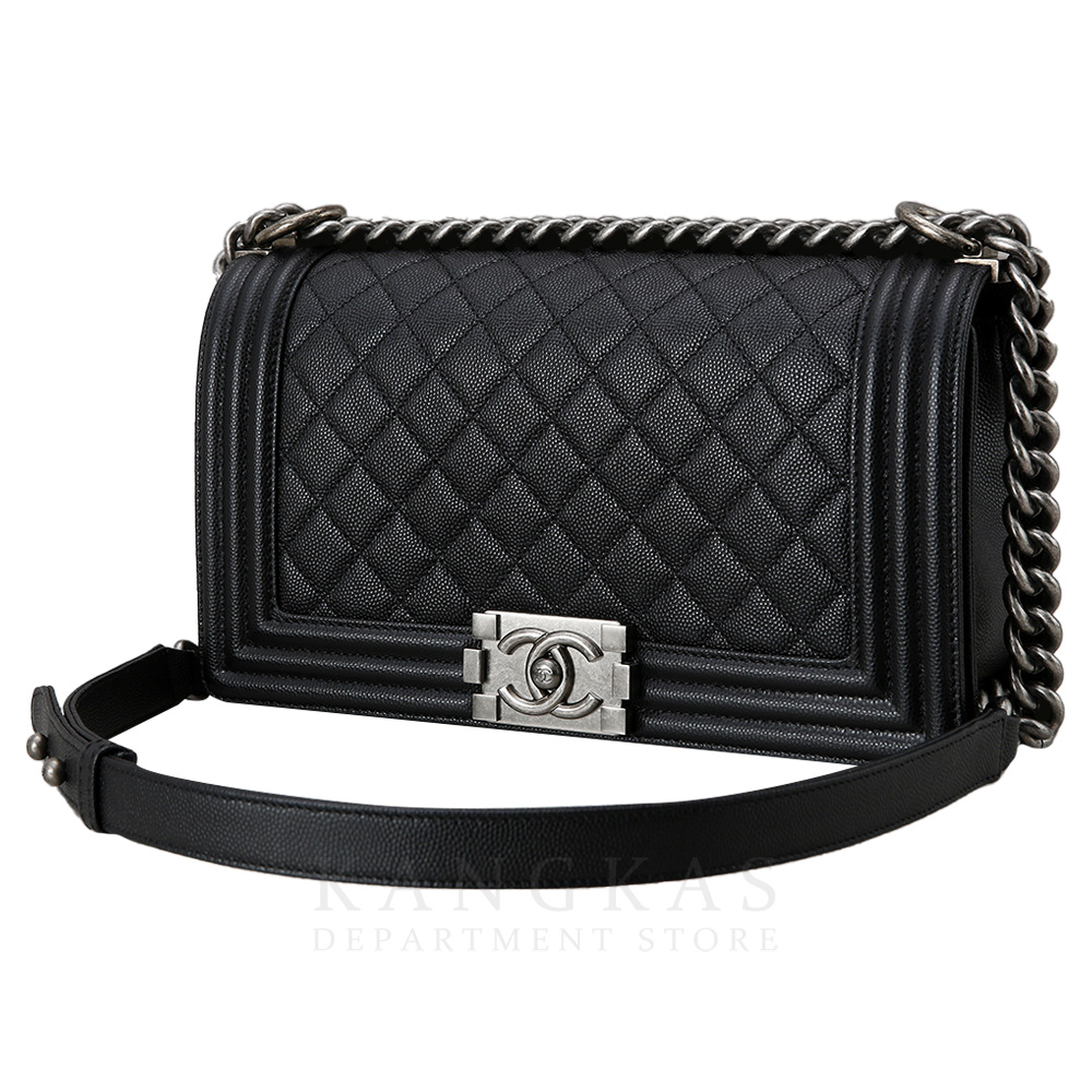 CHANEL(USED)샤넬 A67086 보이샤넬 캐비어 미듐