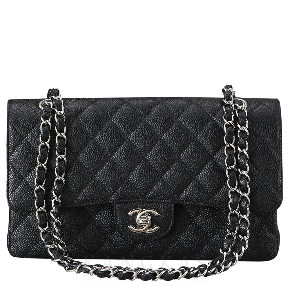 CHANEL(USED)샤넬 클래식 캐비어 미듐