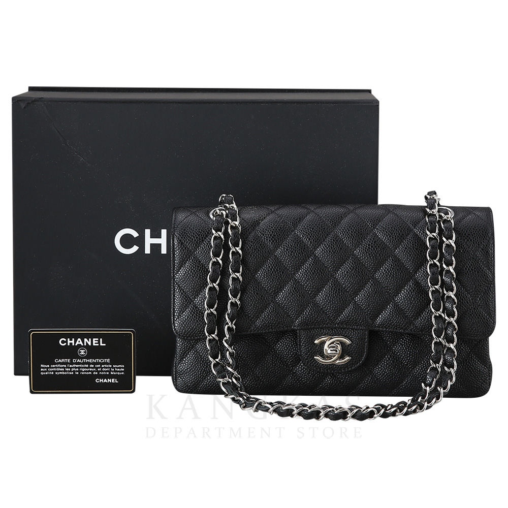 CHANEL(USED)샤넬 클래식 캐비어 미듐