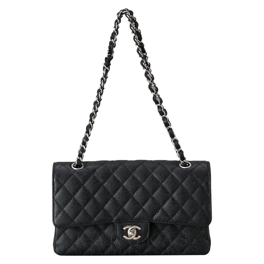 CHANEL(USED)샤넬 클래식 캐비어 미듐