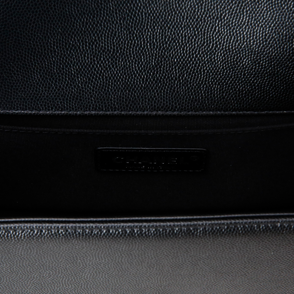 CHANEL(USED)샤넬 캐비어 보이샤넬 미듐