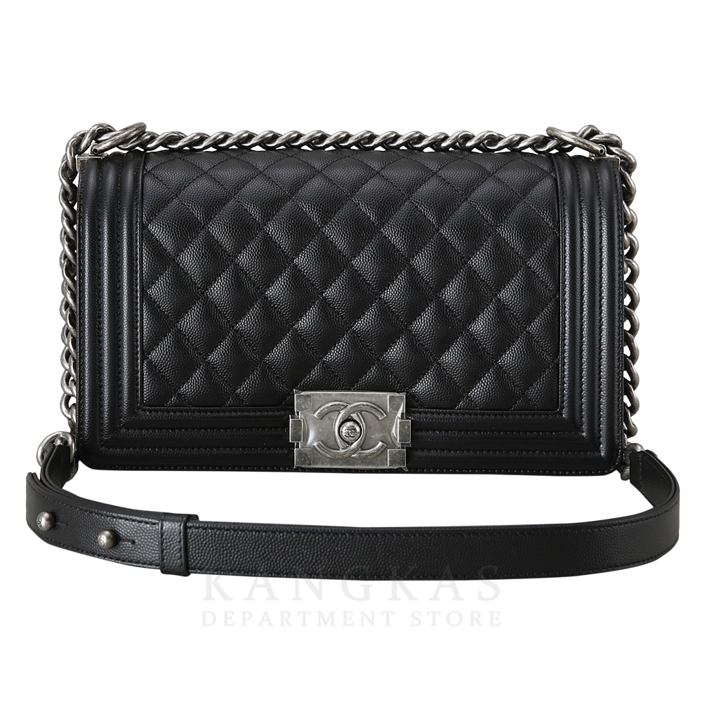 CHANEL(USED)샤넬 캐비어 보이샤넬 미듐