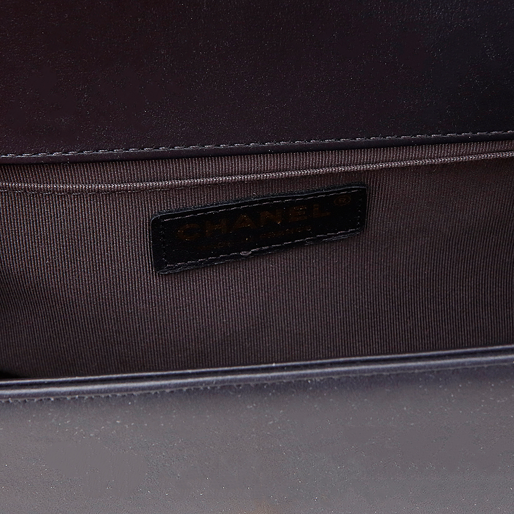 CHANEL(USED)샤넬 램스킨 보이샤넬 미듐