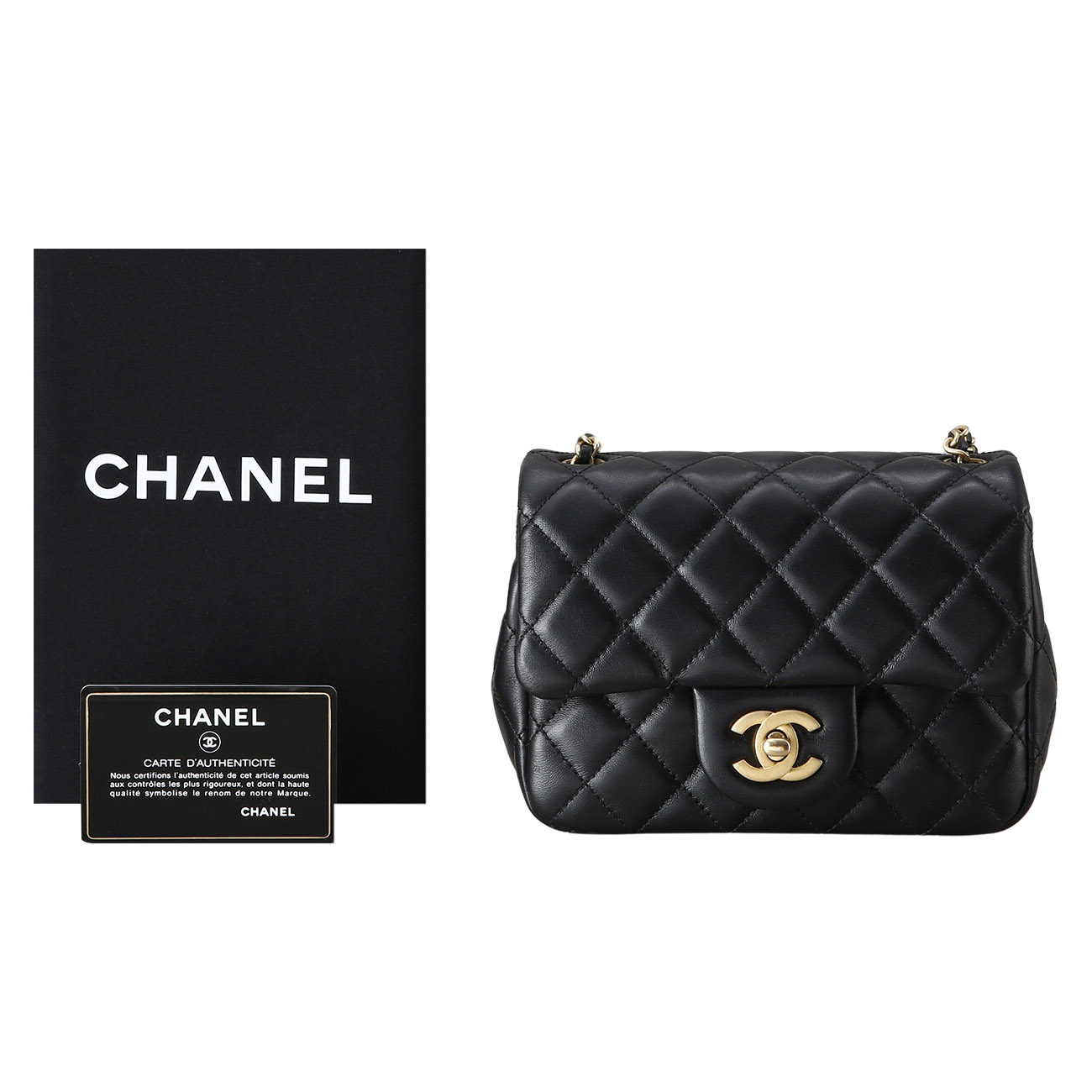 CHANEL(USED)샤넬 시즌 스트랩 클래식 쁘띠삭