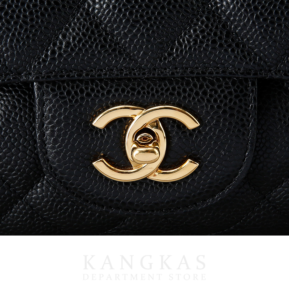 CHANEL(USED)샤넬 클래식 캐비어 맥시 원플랩