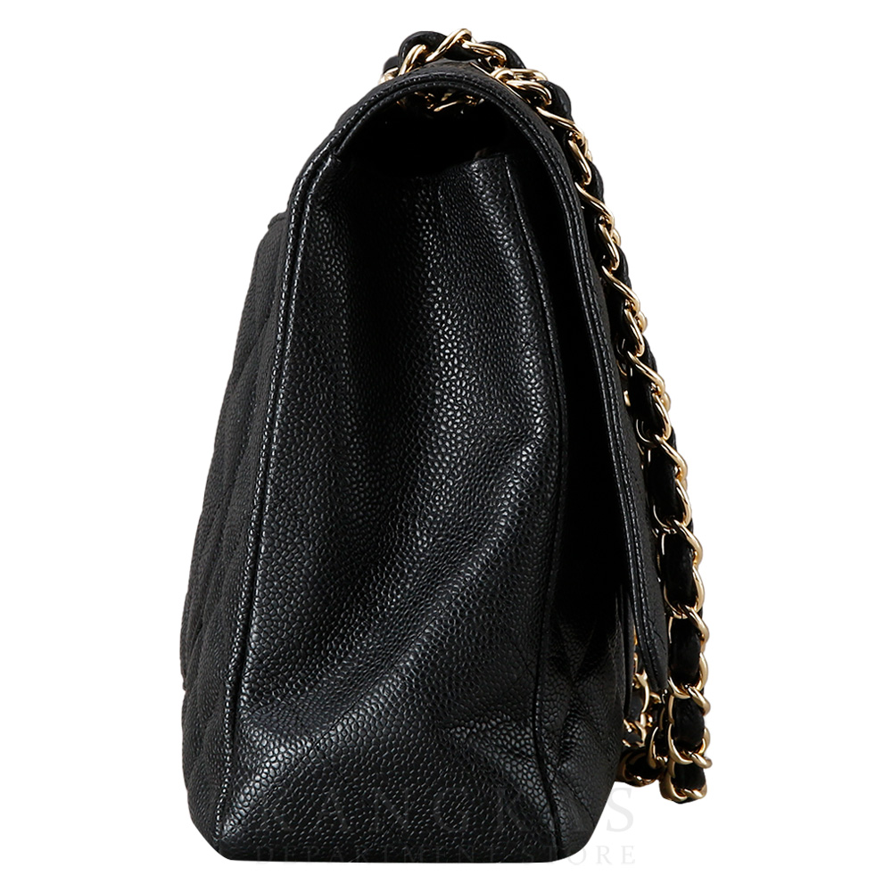 CHANEL(USED)샤넬 클래식 캐비어 맥시 원플랩