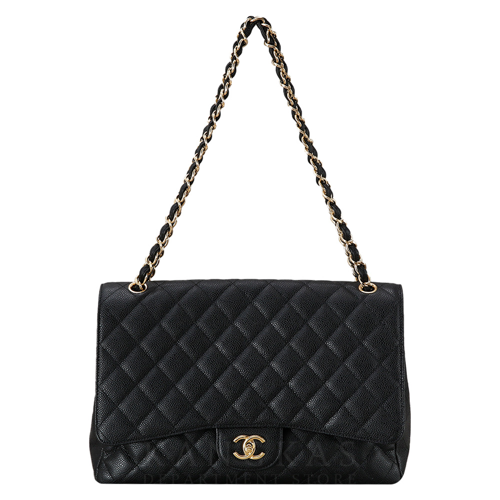 CHANEL(USED)샤넬 클래식 캐비어 맥시 원플랩