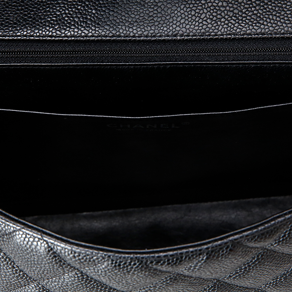 CHANEL(USED)샤넬 캐비어 클래식 점보 은장