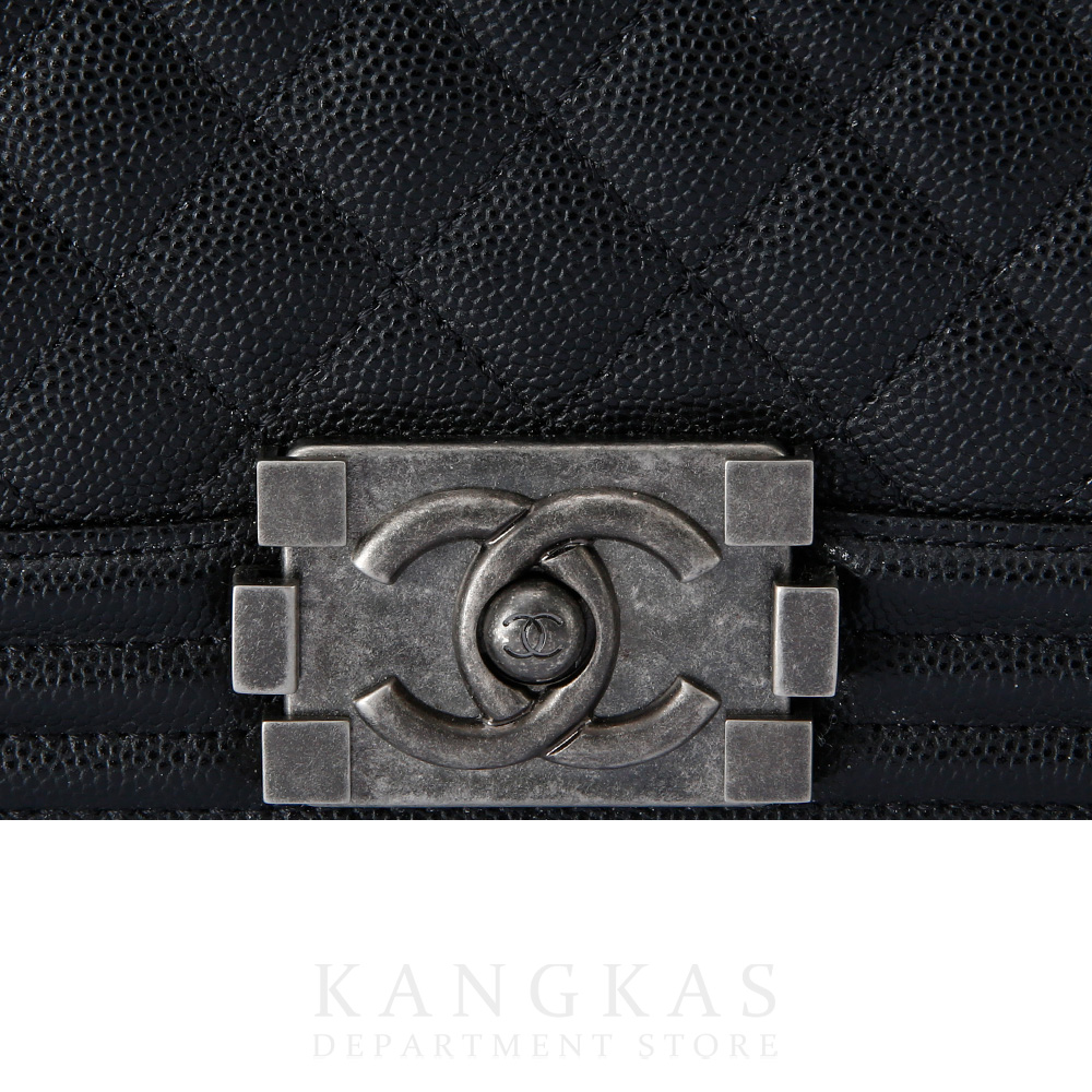 CHANEL(USED)샤넬 A67086 보이샤넬 캐비어 미듐