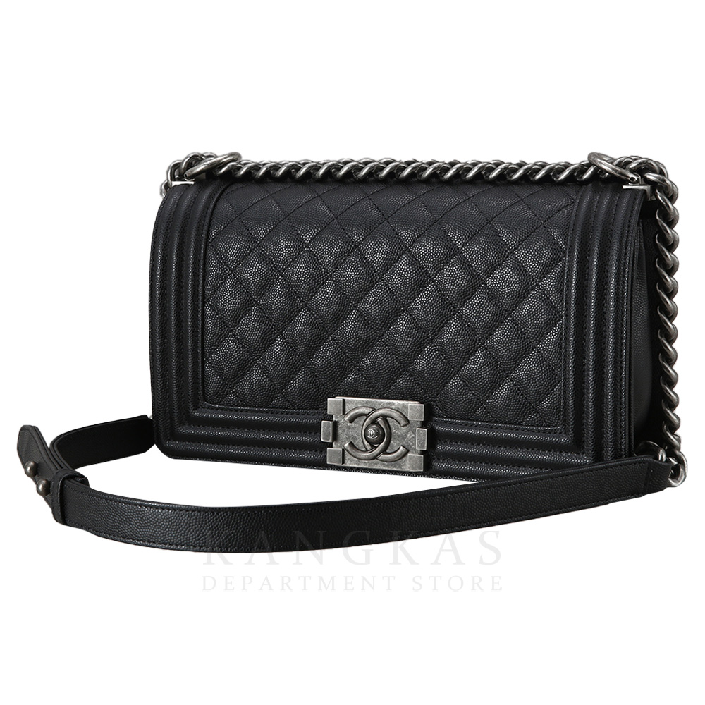 CHANEL(USED)샤넬 A67086 보이샤넬 캐비어 미듐