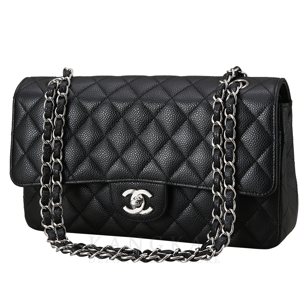 CHANEL(USED)샤넬 클래식 캐비어 미듐