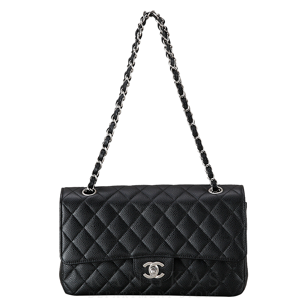 CHANEL(USED)샤넬 클래식 캐비어 미듐