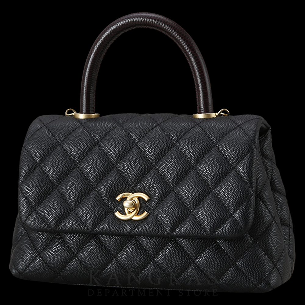 CHANEL(USED)샤넬 캐비어 코코핸들 스몰