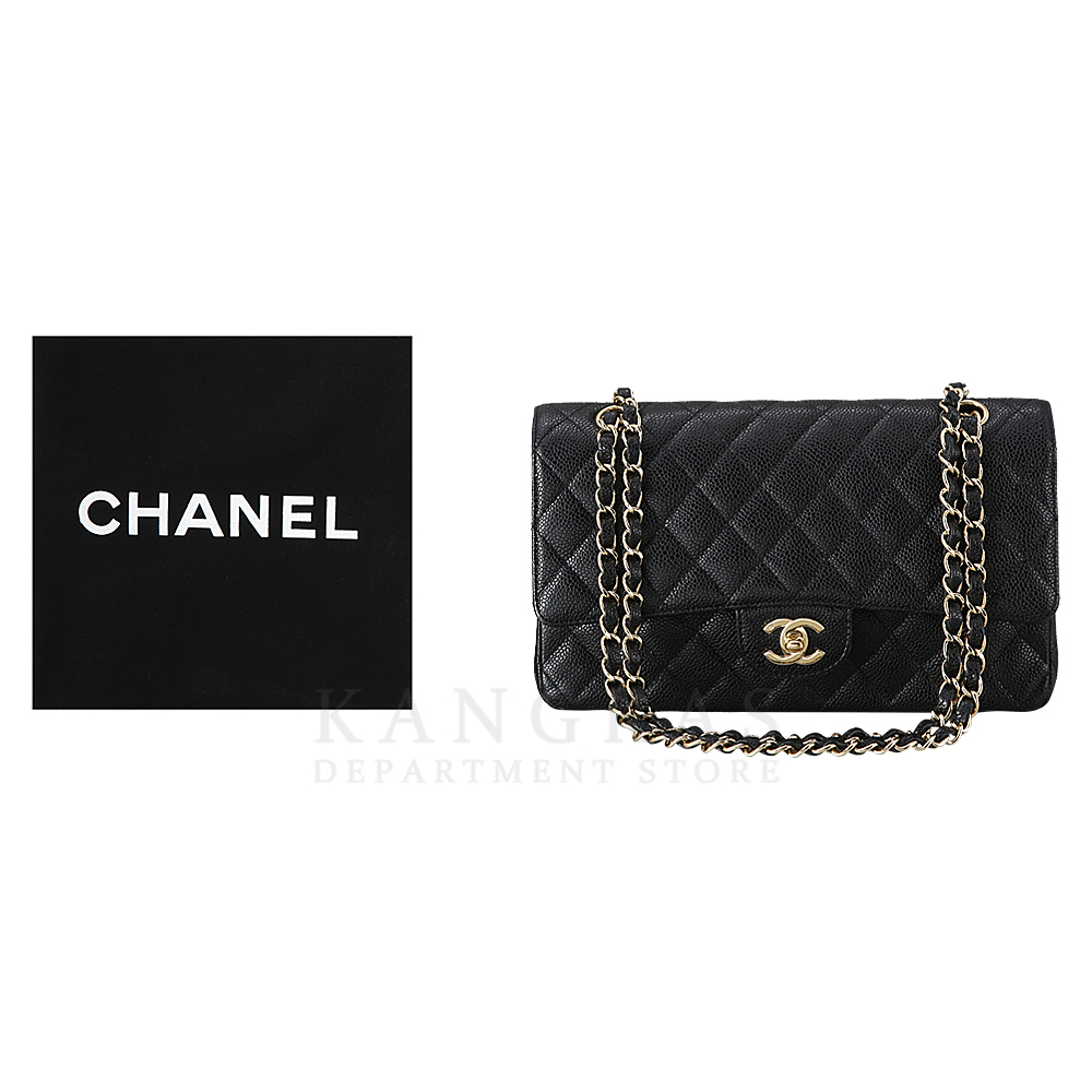 CHANEL(USED)샤넬 캐비어 클래식 미듐 플랩백