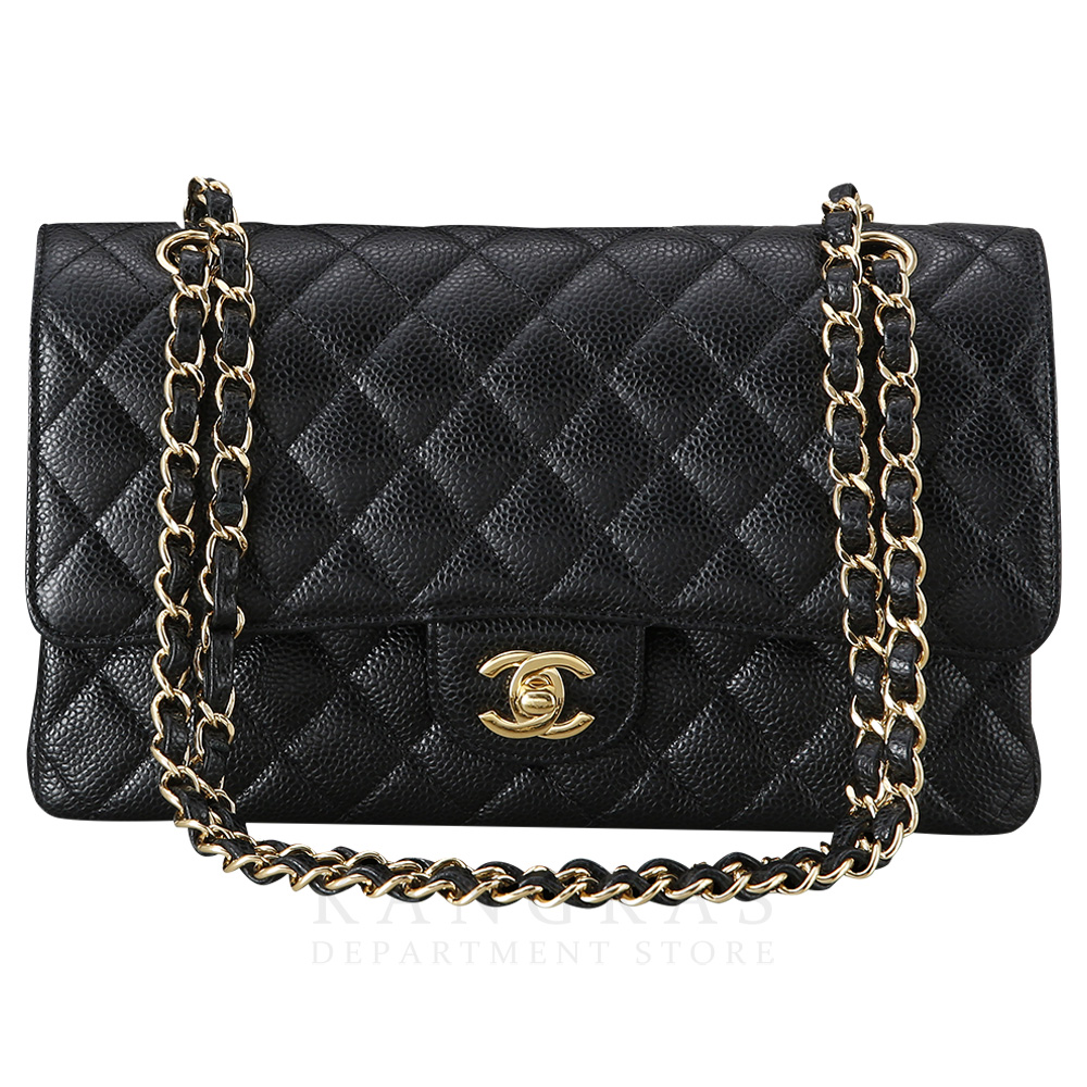 CHANEL(USED)샤넬 캐비어 클래식 미듐 플랩백