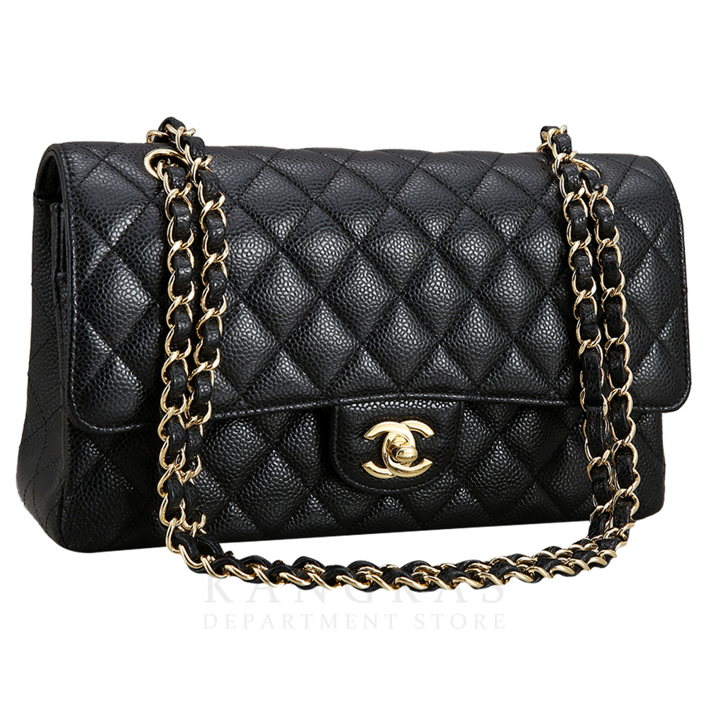 CHANEL(USED)샤넬 캐비어 클래식 미듐 플랩백