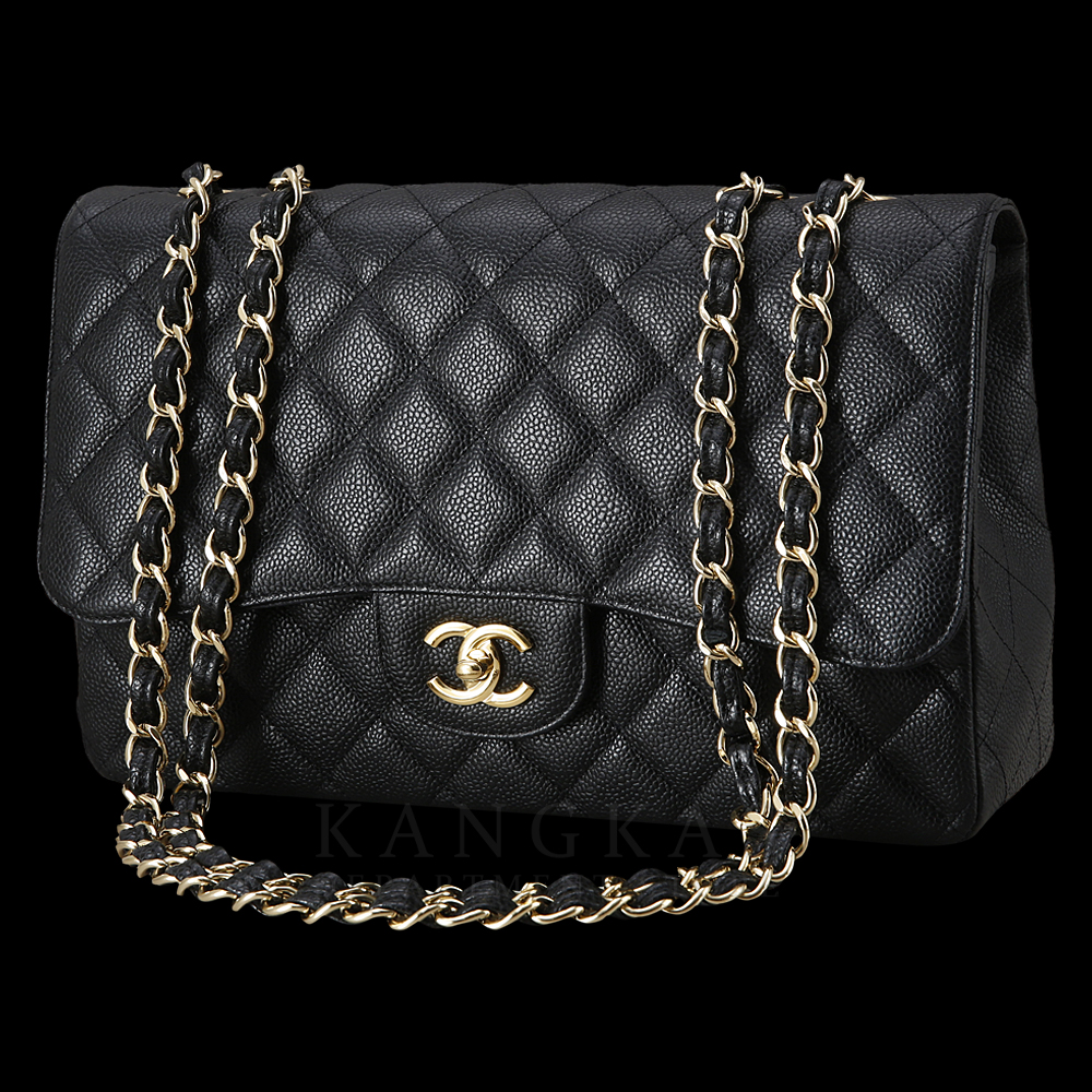 CHANEL(USED)샤넬 캐비어 클래식 라지 원플랩백