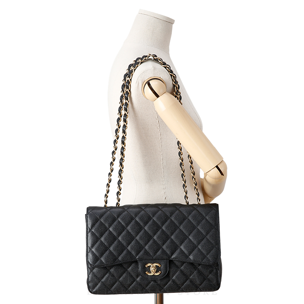 CHANEL(USED)샤넬 캐비어 클래식 라지 원플랩백