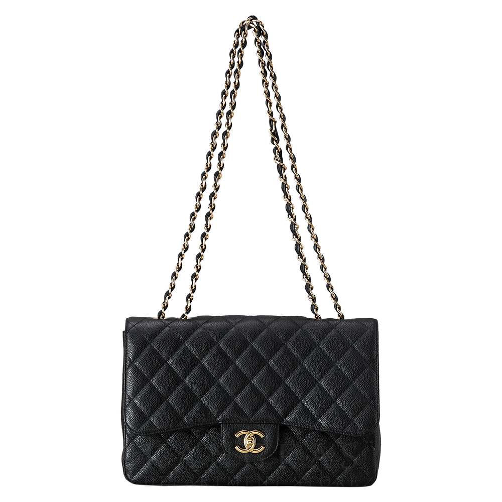 CHANEL(USED)샤넬 캐비어 클래식 라지 원플랩백