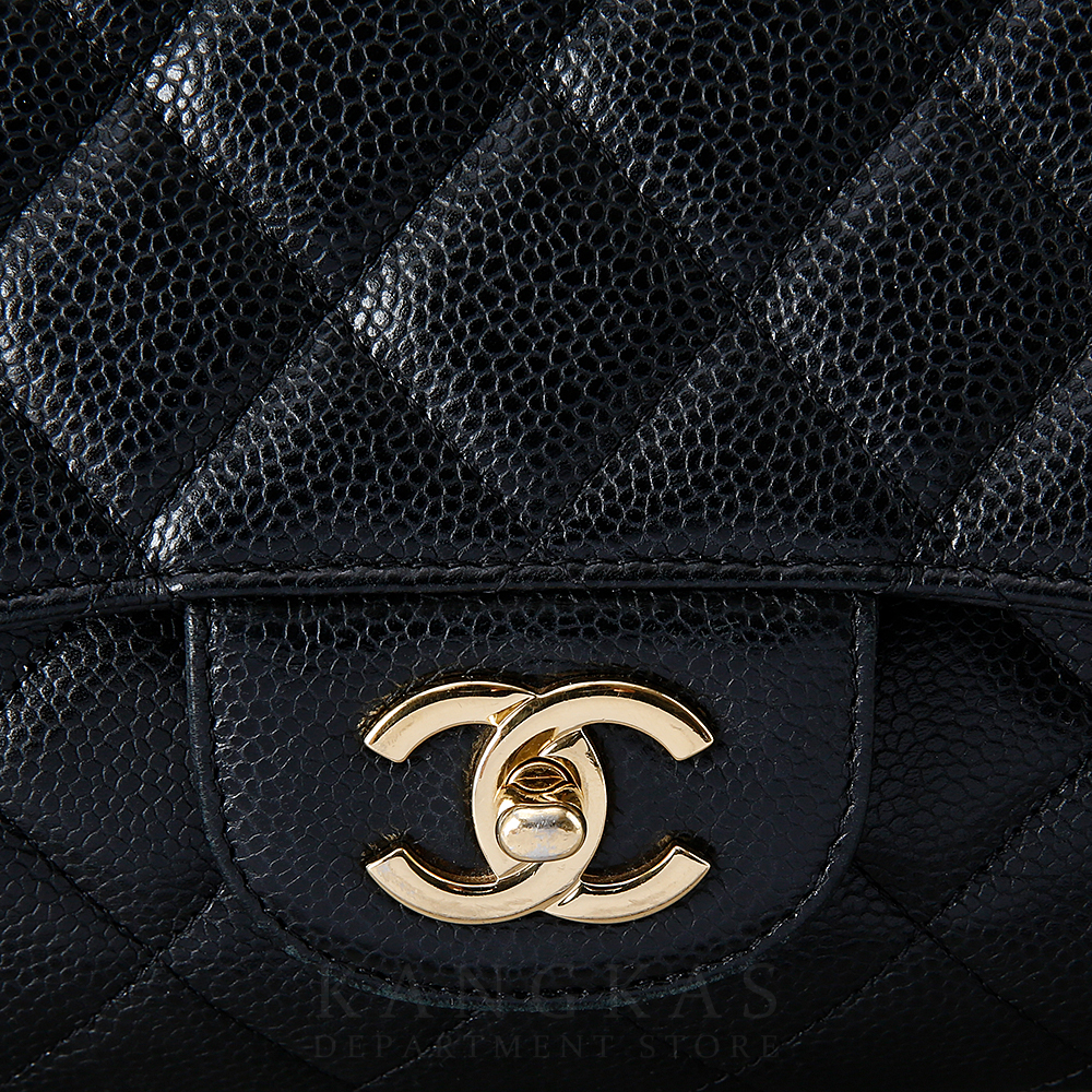 CHANEL(USED)샤넬 캐비어 클래식 점보 플랩백