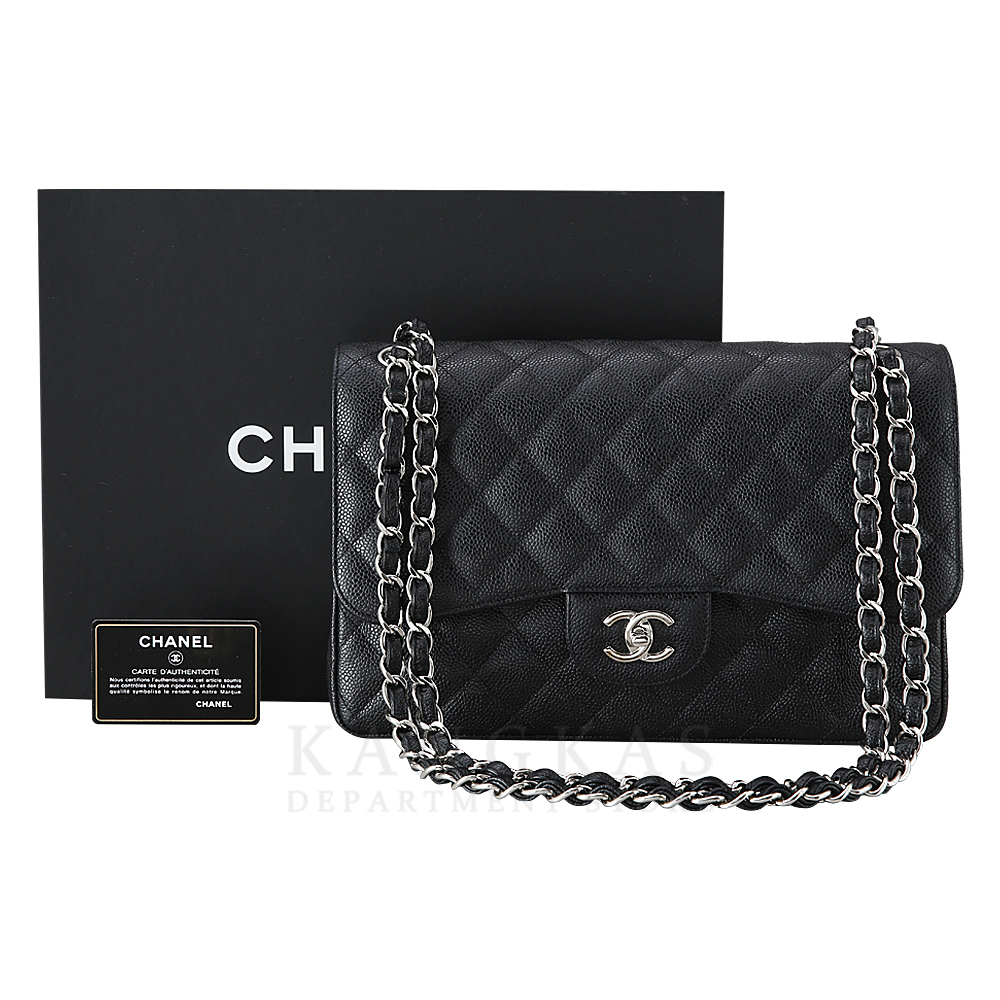 CHANEL(USED)샤넬 캐비어 클래식 점보 플랩백
