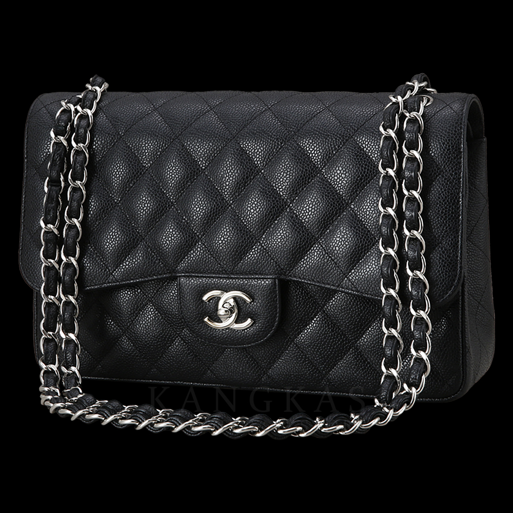 CHANEL(USED)샤넬 캐비어 클래식 점보 플랩백