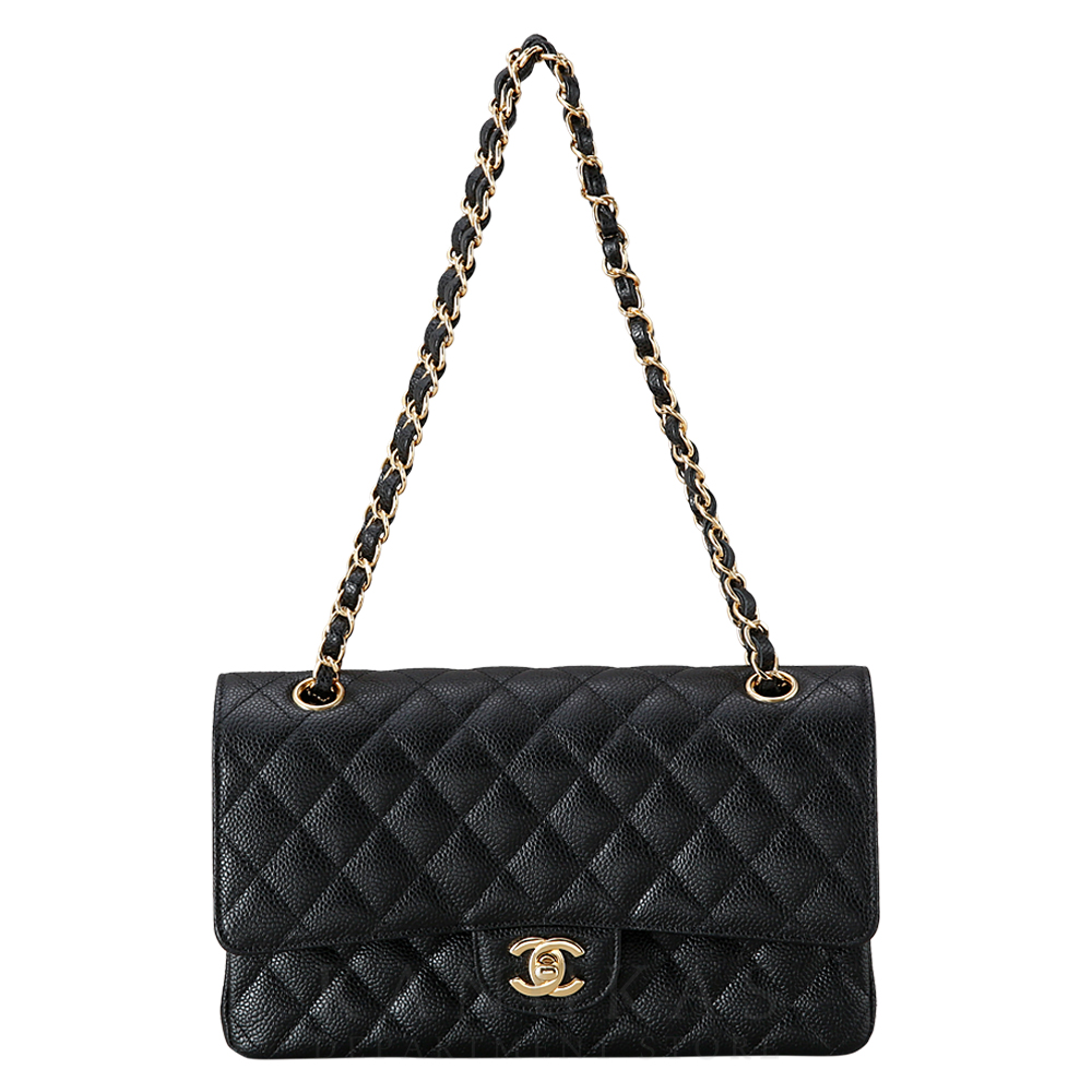 CHANEL(USED)샤넬 A01112 캐비어 클래식 미듐 플랩백