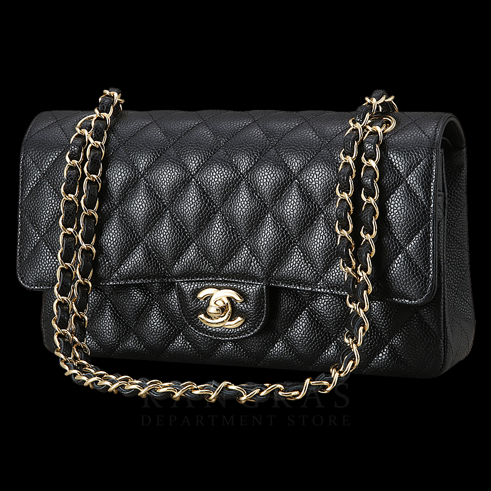 CHANEL(USED)샤넬 A01112 캐비어 클래식 미듐 플랩백