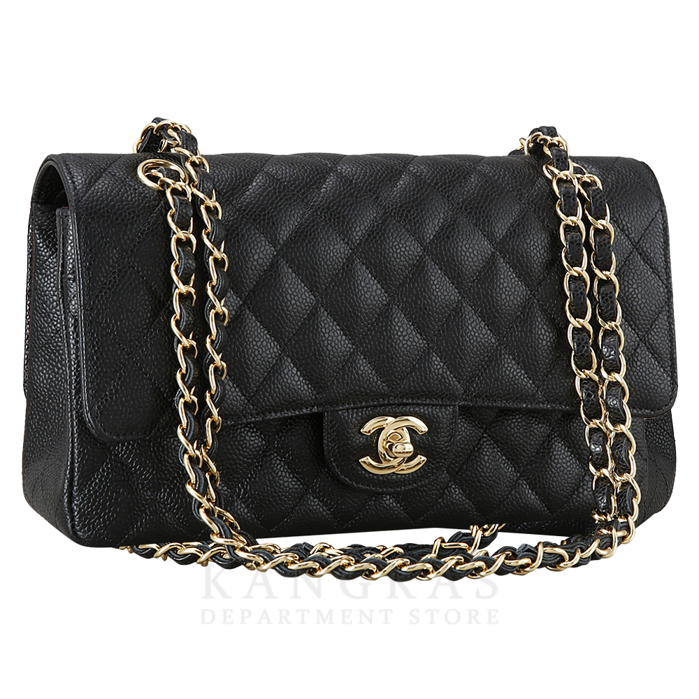 CHANEL(USED)샤넬 A01112 캐비어 클래식 미듐 플랩백