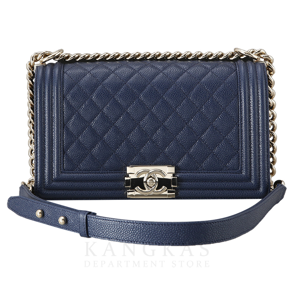 CHANEL(USED)샤넬 캐비어 보이샤넬 미듐 플랩백